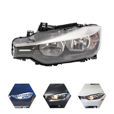 Halogen Headlight Left Driver Side For 2012 2013-2015 Bmw 320i 328i Sedan Wagon