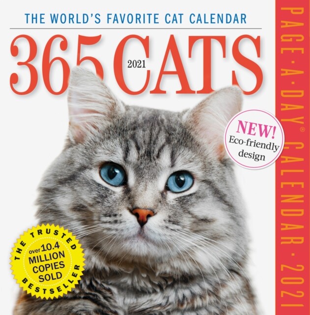 365 Cats PageADay Calendar 2021 by Workman Publishing (2020, Calendar