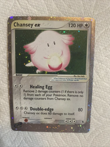 Pokemon Ruby Sapphire: Chansey ex 96/109 Holo Foil Rare Excellent!!
