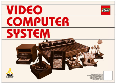 LEGO 10306 Atari Video Game System Instruction Manual Only