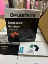 FLEETRITE Uncorded Earplugs Foam, Disposable, Noise Reduction 200 Pairs-32db