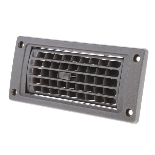 Car Marine RV AC Air Conditioner Linear Vent Grille Cover Ducted Gray