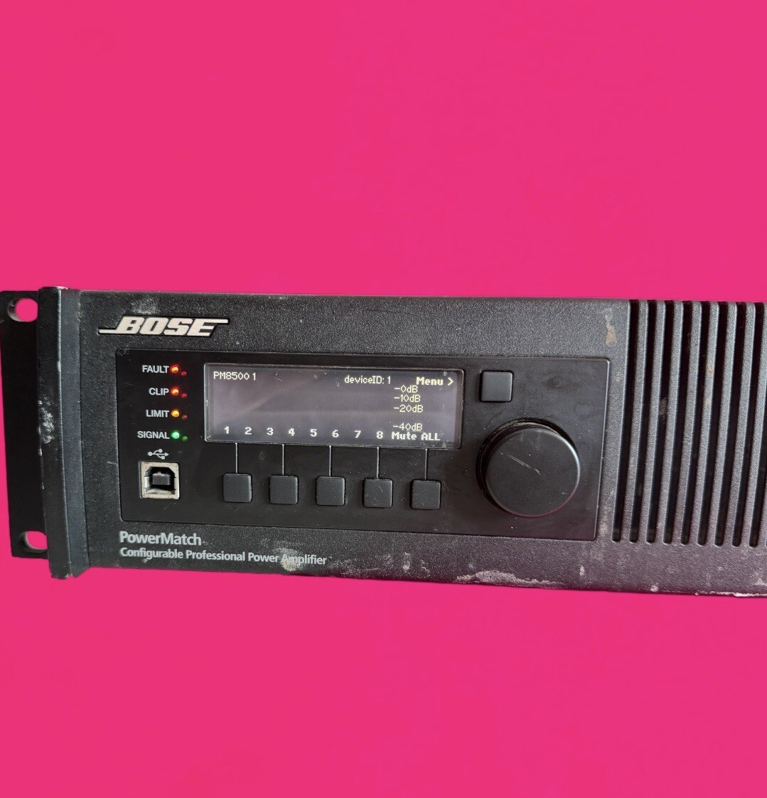 Bose PowerMatch パワーアンプ PM8500 PowerMatch PM8500N configurable power amplifier | Bose