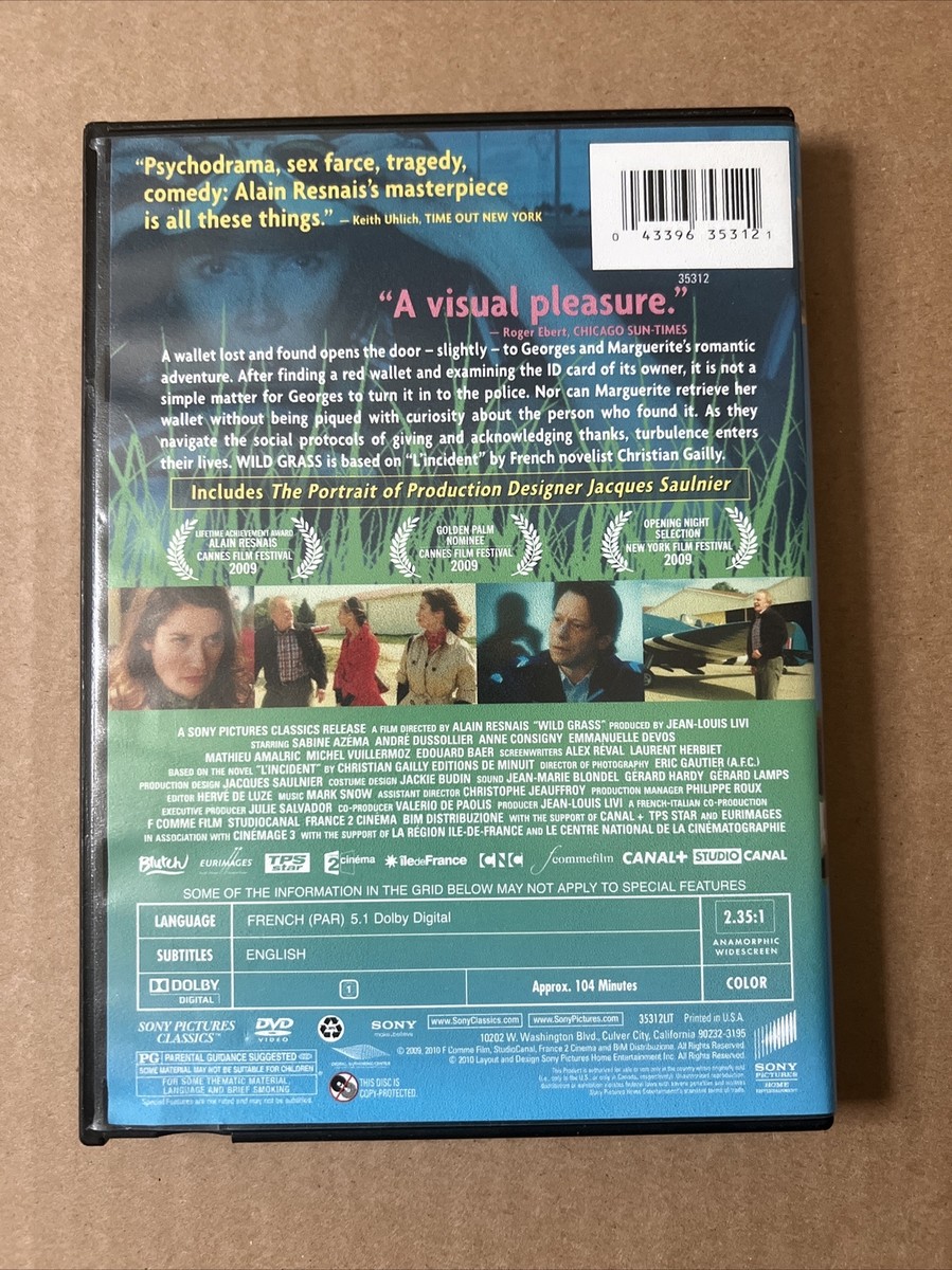 WILD GRASS (DVD) A Film by Alain Resnais Sony Pictures Classics