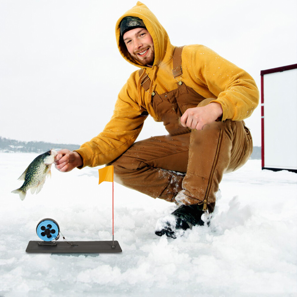 Ice Fishing Tip Up with Flag Ice Fishing Flag Strike Indicator for Ice