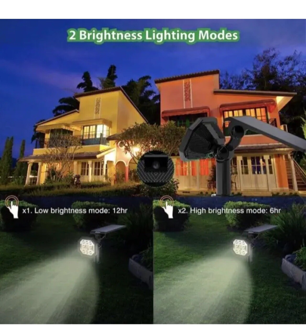 Solar Spotlights 2 Pack ((£15 on amazon)) eBay