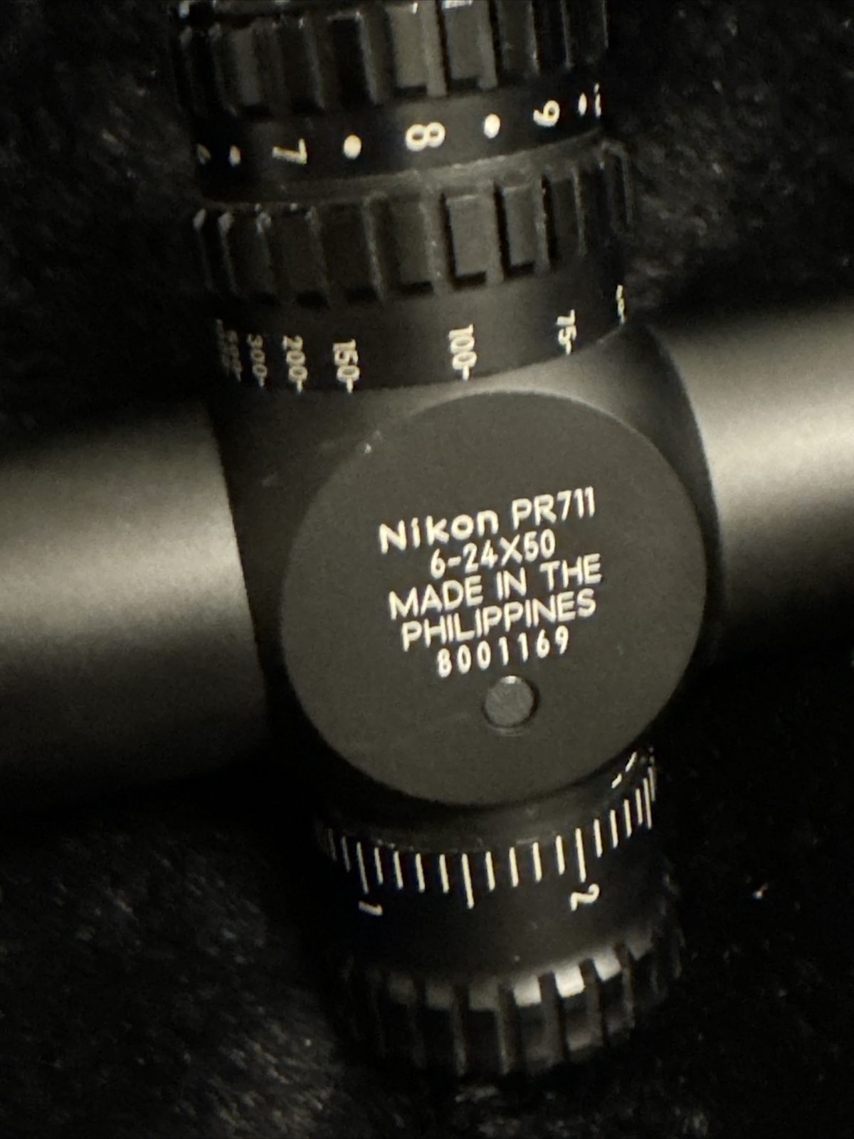 Nikon BLACK X1000 Rifle Scope 30mm Tube 624x 50mm Side Focus