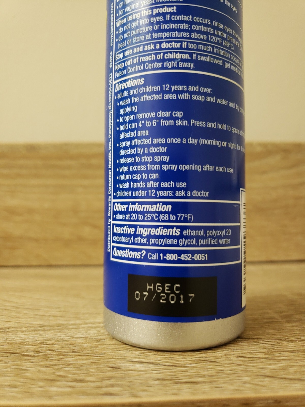 Lamisil Spray for Jock Itch Collectible 2017 One Can. eBay