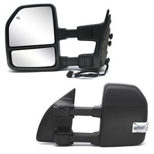 Towing Mirrors For 08-16 Ford F250 Super Duty Truck Power Heated Led Turn Signal