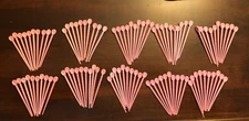 Goody Vintage Lot 100 Pink Hair Roller Pins Fasteners Plastic 1950-70's