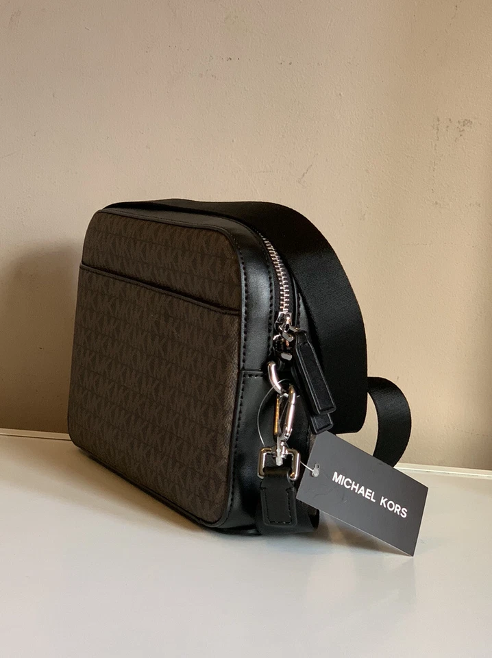 Michael Kors Cooper Utility Crossbody Bag Brown/Black BNWT - Image 4 of 4