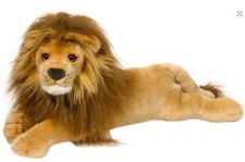 Zeus 20" DLux Lion stuffed animal plush by Douglas Cuddle Toy big wild cat