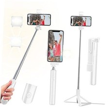 Selfie Stick Tripod, 40 in Retractable Tripod for iPhone with Wireless Remote