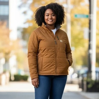 アート Carhartt 105912 Women Rain Defender Relaxed Lightweight Insulated