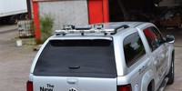 Chrom Edelstahl Hintere Dachstange + Leds FüR Nissan Navara D23 NP300 2016+ 4X4