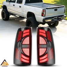 Led Tail Lights Brake Lamps Lhrh For 2003-2006 Chevy Silverado 1500 2500 3500