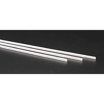 Evergreen Scale Models Square Tubing 1/8 3 EVG252 Plastic Building Supplies
