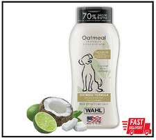 USA Dry Skin Itch Relief Pet Shampoo for Dogs Oatmeal Formula with Coconut