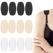 12pcs Silicone Bra Strap Cushions, bra strap holders for slipping, Shoulder Pad