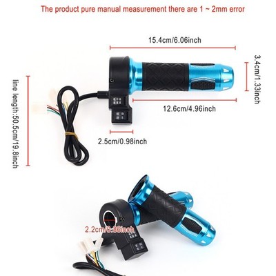 Elektrofahrrad Gaspedal Gas Lenker Komponente für Mountainbikes