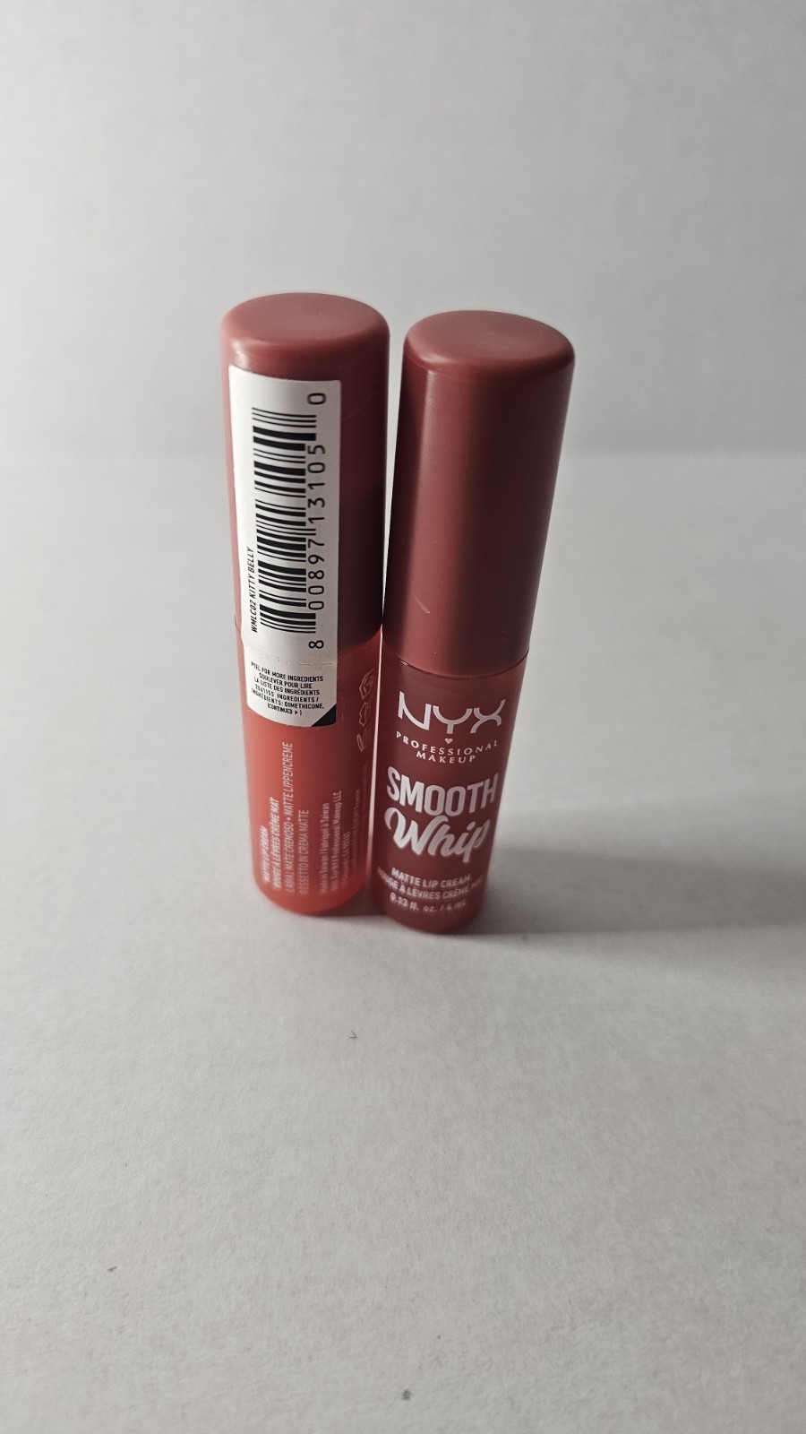 NYX Smooth Whip Matte Lip Cream in Kitty Belly 2-Pack 0.13 fl oz