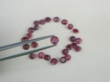 5mm Discount Ruby Round Loose Natural Gem for Jewelry, Crafts and Gifts