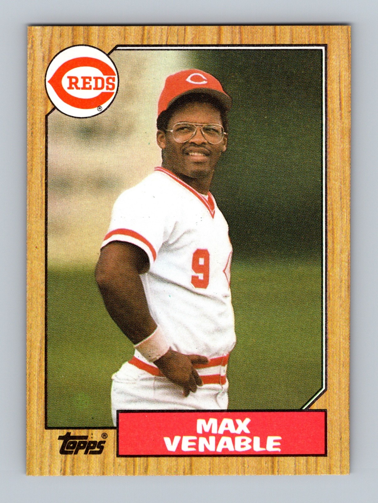 Max Venable Cincinnati Reds #226 1987 Topps Baseball