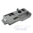 87-93 Mustang Fox Body Center Console Cup Holder Panel - Gray - E8ZZ-6104490-SH