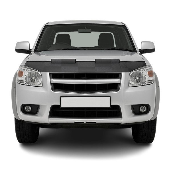 Haubenbra Steinschlagschutz Bonnet Bra FüR Ford Ranger 2006-2009 Kariert Halb-image