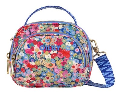 Oilily Sabi Shoulder Bag Umhängetasche Tasche Patriot Blue blau bunt