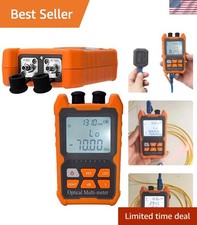 FC/SC/ST Compatible Fiber Optic Tester with Backlight & Calibration Features