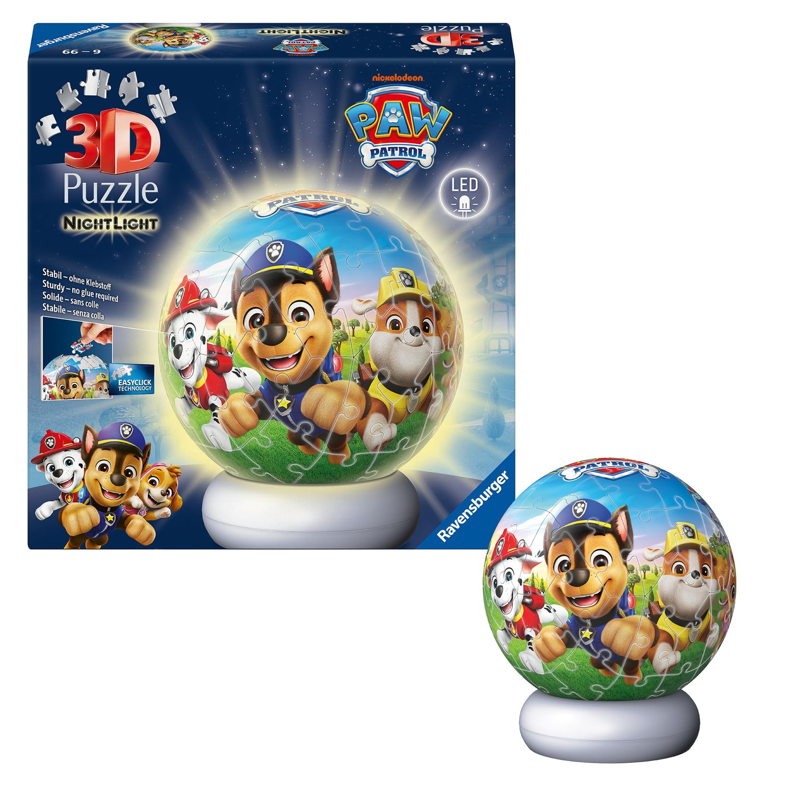 Ravensburger Paw Patrol 72-Piece Nightlight Puzzle &ndash; Glow-
