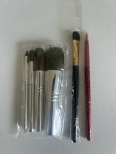 Dior  bareMinerals Brush Set Lot 7 NEW Unused Face Eye Makeup Brushes