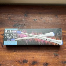 NEW Brookstone Electronic Drum Sticks Set Of Two Sticks with Speakers