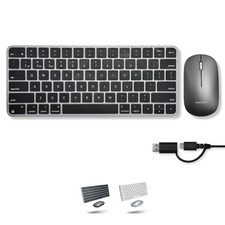 Apple Wireless Keyboard and Mouse for Mac - Dual Mode Bluetooth  Wired - M...