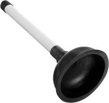 Toilet Plunger 11.02 Inch Bathroom Sink Drain Unblocker with Rubber Suction Cup 