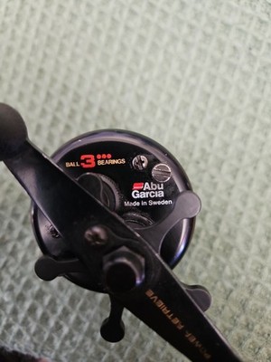 VINTAGE Abu Garcia Ambassadeur Black Max 3600 Baitcasting Fishing Reel