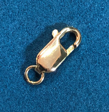 10k Yellow Gold Lobster Claw Clasp 13x5mm 0.9g Solid Gold Jewelry Finding 3352
