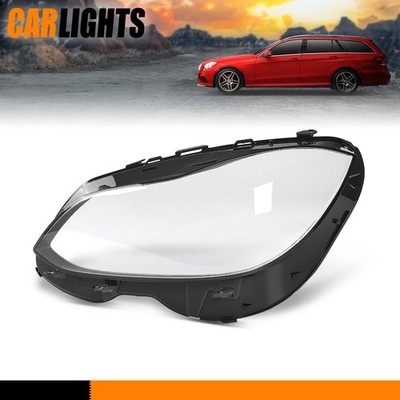 Fits 2014-16 Mercedes W212 E-Class E350 E500 E63 Headlight Lamp Lens Cover Left