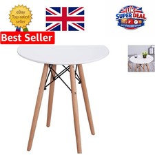 Sturdy 60cm Round Dining Table with Modern Design - Perfect for Small Spaces