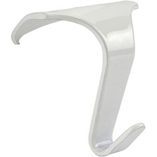 White Picture Rail Hooks Heavy Duty For Gallery Rails