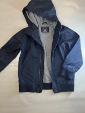 The Children's Place Navy Blue Lightweight Hooded Jacket - Size 5T
