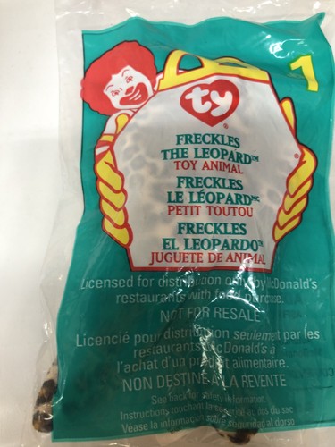 1999 Freckles The Leopard Ty Beanie Baby McDonalds - Picture 2 of 2