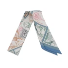 HERMES Twilly Fauve's Stamp Enthusiasts Autumn/Winter 2025 Silk100% Blue Moy...