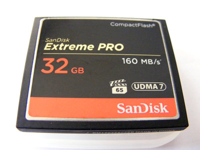 32GB Compact Flash Card Extreme PRO 160MB/s UDMA 7 ( 32 GB CF )SanDisk gebraucht