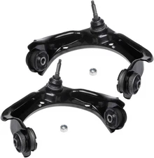 KEYOOG 2Pc Set K80722 K80723 Front Upper Control Arm and Ball Joint Black 