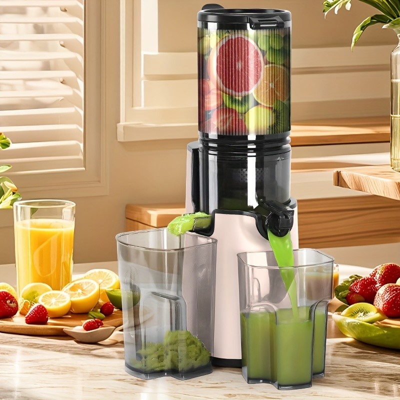 Cold Press Masticating Juicer 350W Slow Juicer Wide Feed Chu