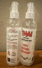 Thai Deodorant Stone Crystal Mist Natural Deodorant Spray 8 oz. Bundle, 2 Pack