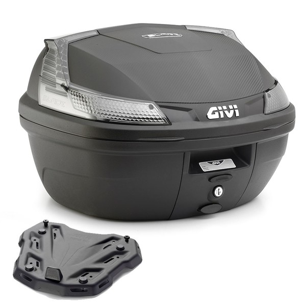 Givi Kit Bauletto B37NT 37LT + Piastra SR9051 Royal Enfield Interceptor 650 2021-image
