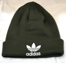 Adidas Cuffed Beanie Hat Cap One Size Dark Gray Winter Outdoors Casual